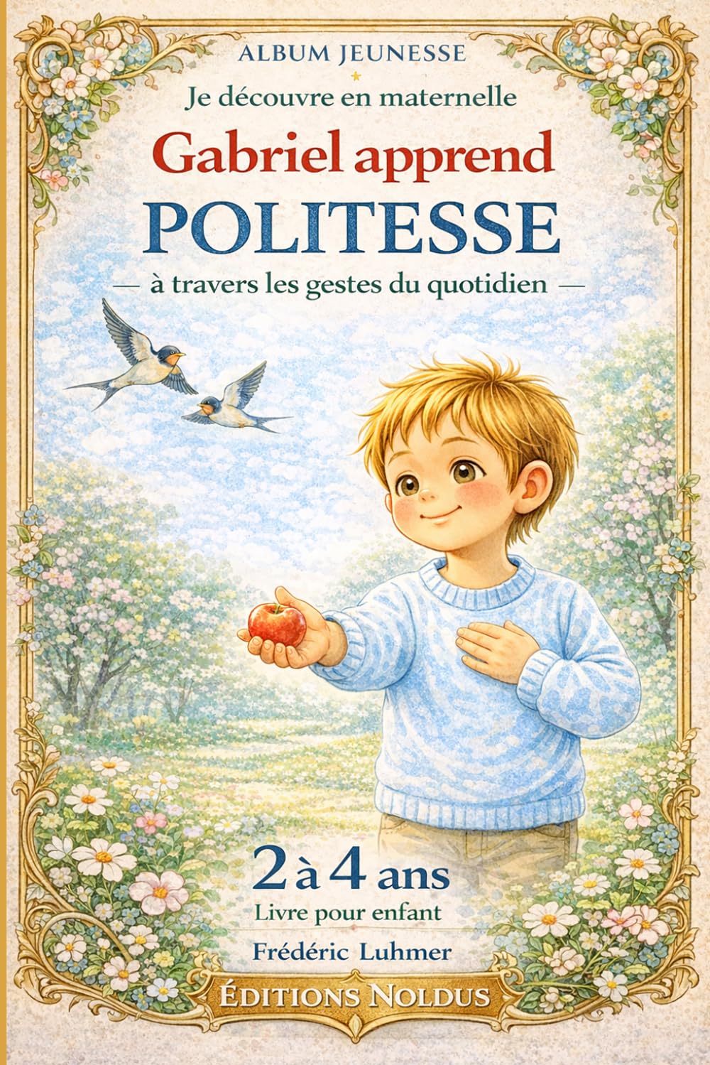 Livre enfant 2 3 4 ans Je découvre en maternelle Gabriel apprend la politesse à travers les gestes du quotidien: Album jeunesse - éveil